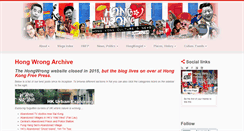 Desktop Screenshot of hongwrong.com